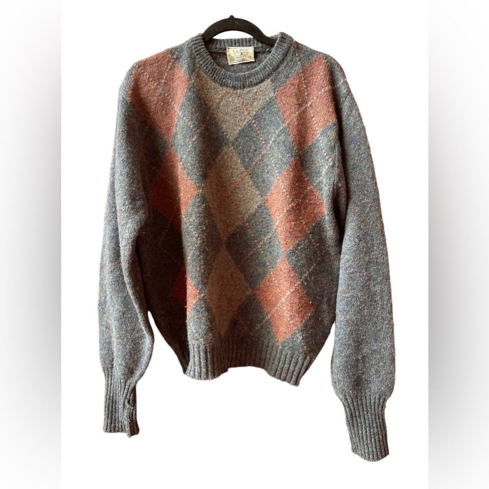 Vintage LL Bean Wool Blend Sweater Unisex Size L